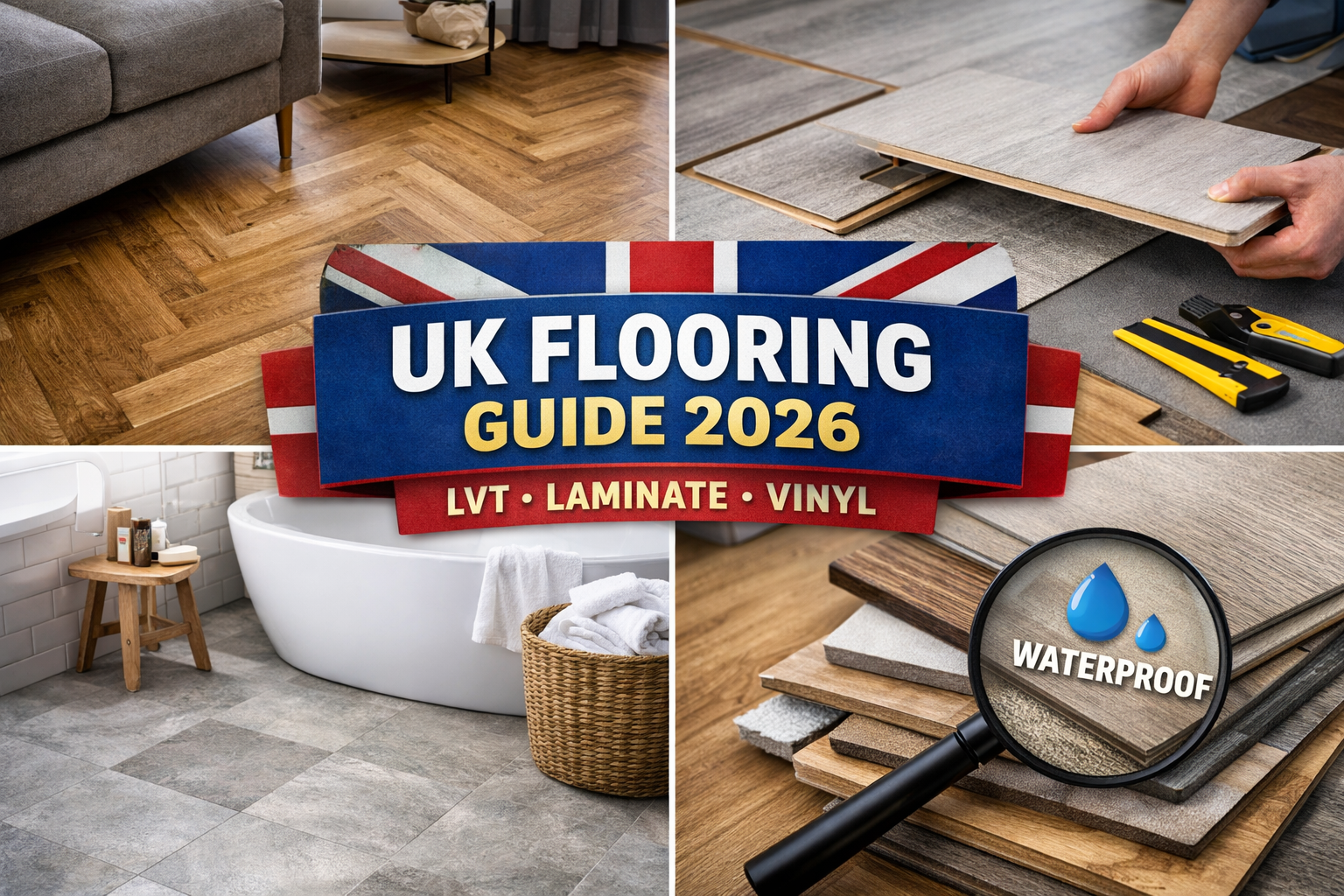 UK Flooring Guide 2026, LVT, Laminate, and Vinyl 