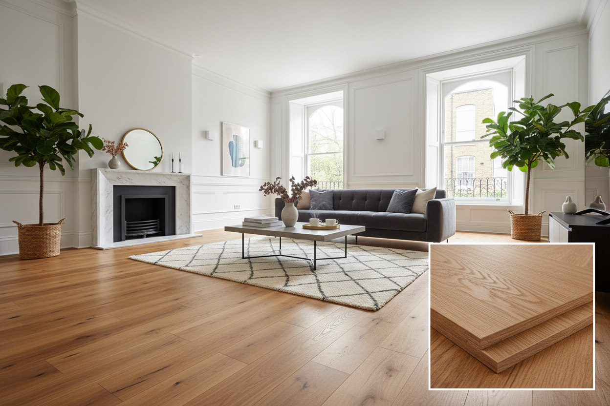 Engineered Wood Plank Flooring London | Wide & Classic Planks UK