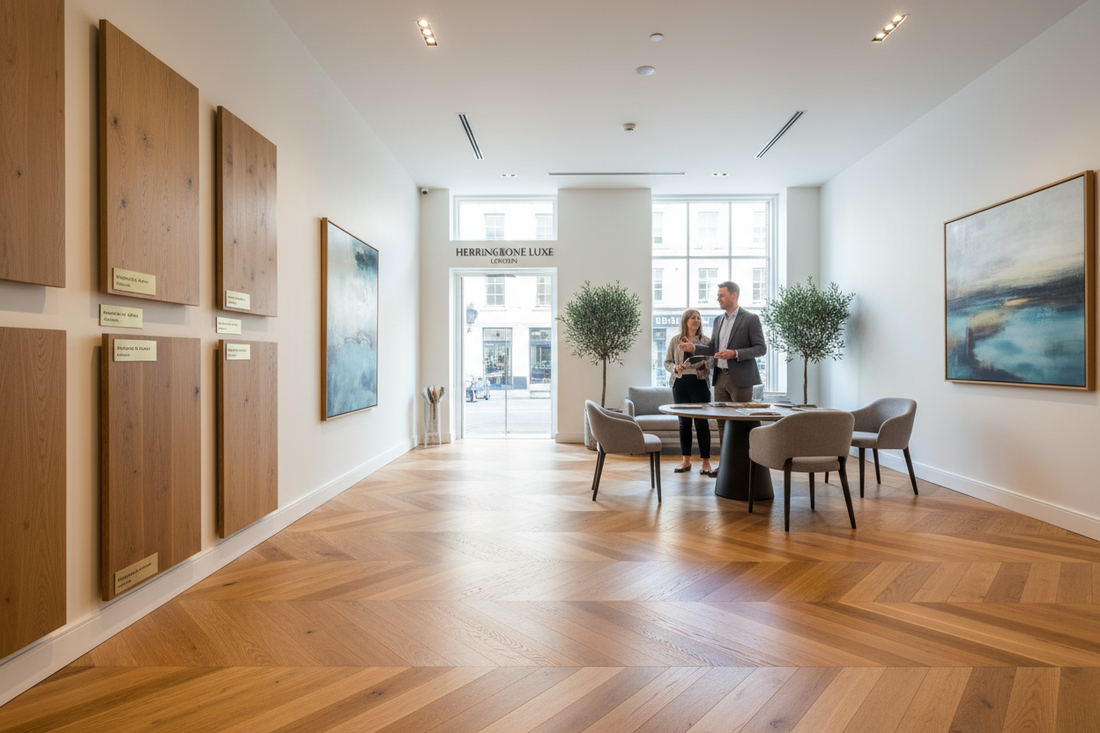 Herringbone Wood Flooring London | Engineered Oak Deals UK