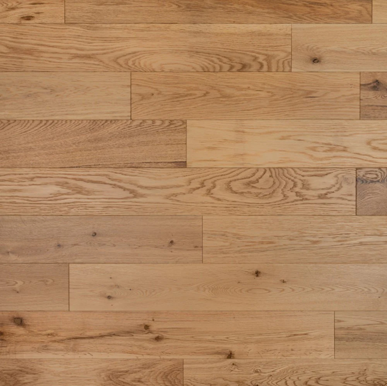 Natural Lacquered Oak RL Plank Flooring – Smooth Protective Lacquer Finish