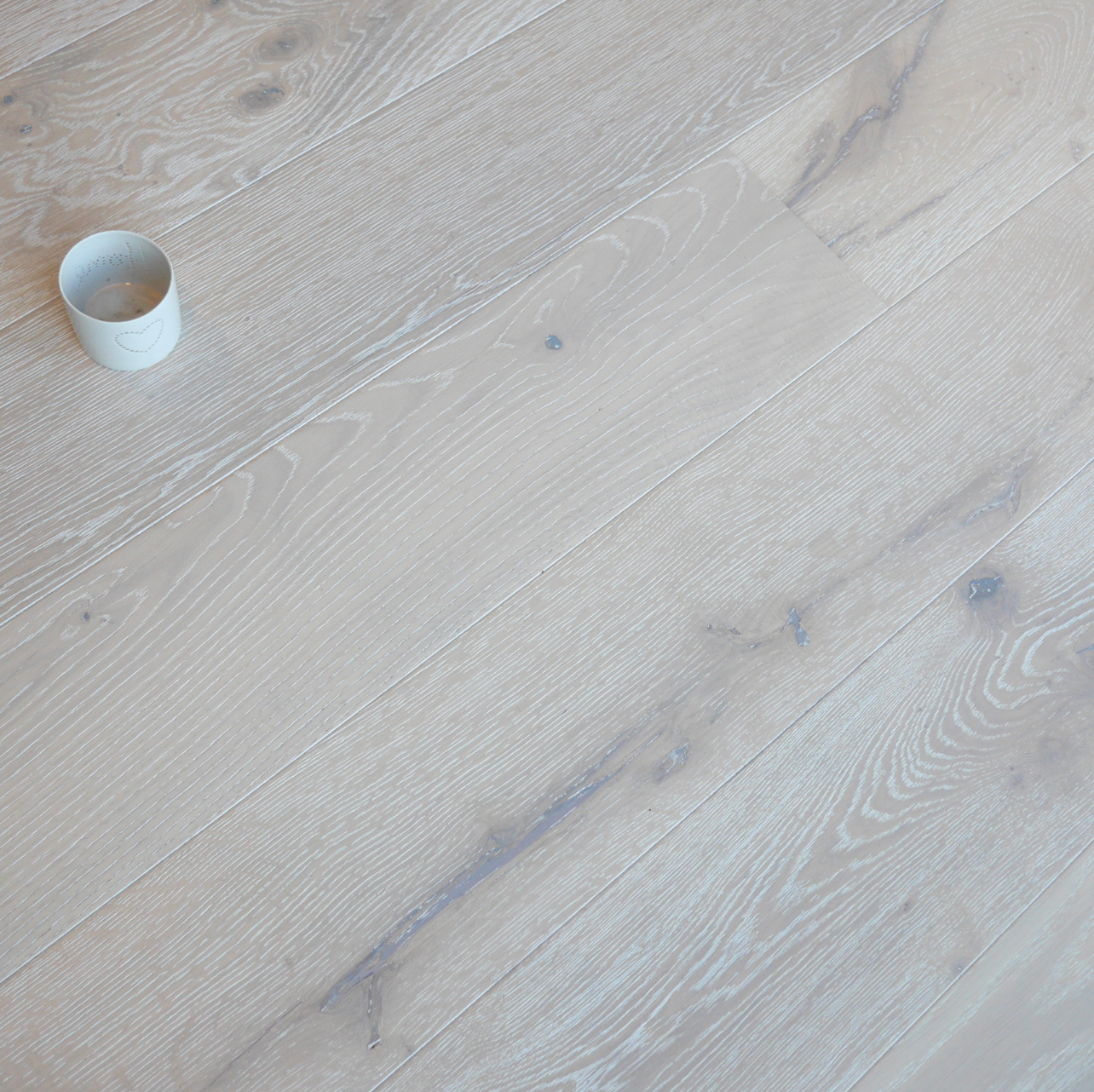 White Oiled Oak Plank Flooring – Soft Nordic White-Oil Finish