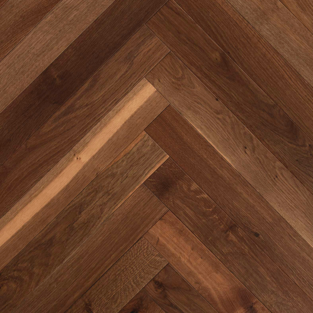 Dark Smoked Brushed & Oiled Oak Flooring  Smoked