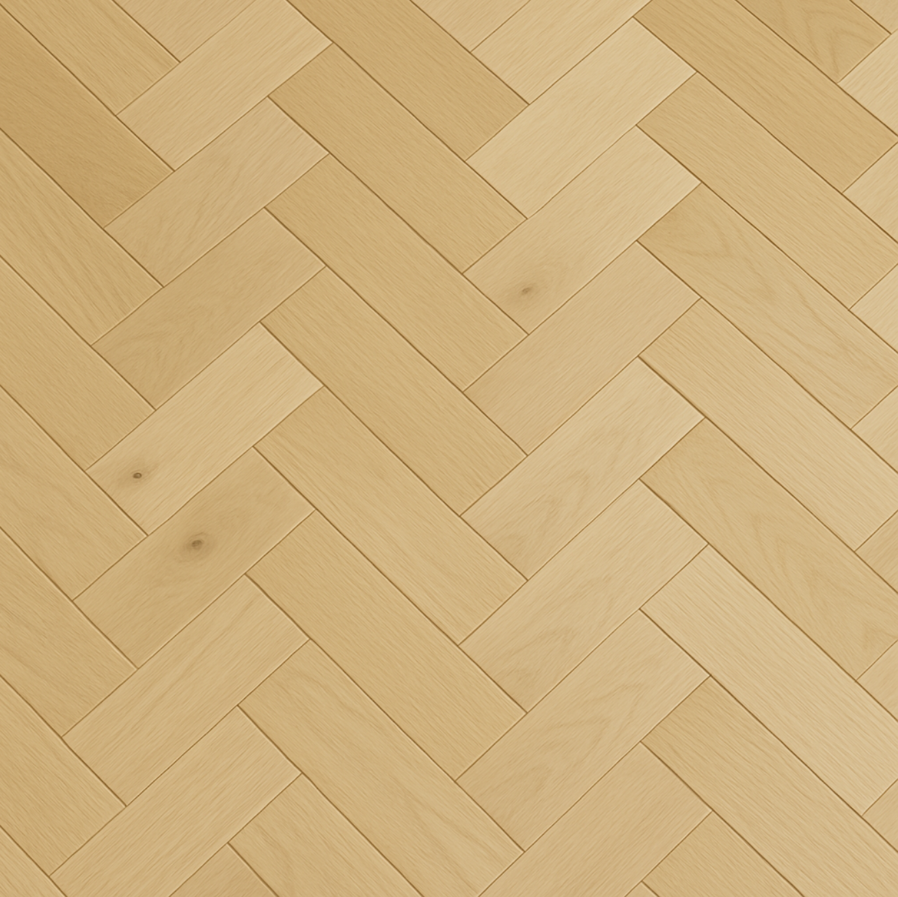 Invisible Lacquered Solid Oak Herringbone Flooring – Natural Matt Parquet