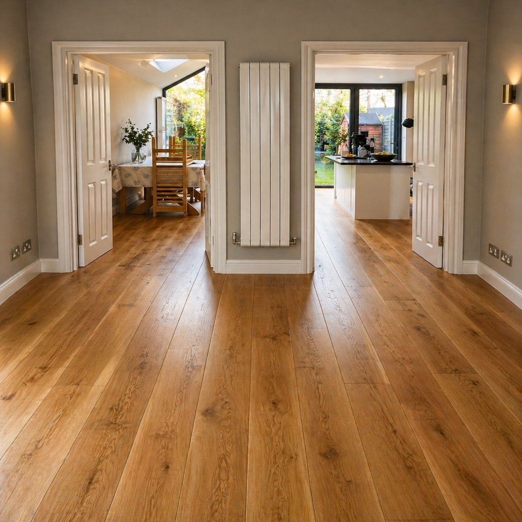 Natural Brushed & Oiled Oak RL Plank Flooring – Textured Real Oak Finish